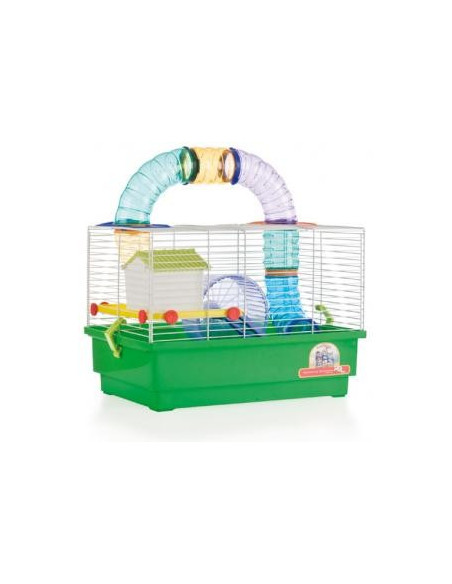 Jaula para Hamsters 2 Piso con Tubos