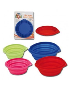 Bowl silicona plegable para viajar con mascota 2
