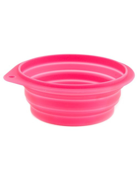 Bowl silicona plegable para viajar con mascota