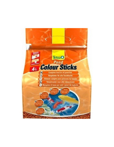 Tetra Pond Colour Stick comida para peces estanque