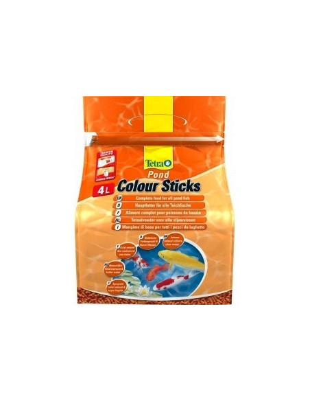 Tetra Pond Colour Stick comida para peces estanque
