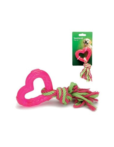 Juguete de goma Corazón con cuerda 