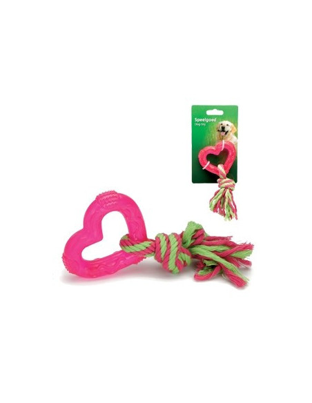 Juguete de goma Corazón con cuerda 