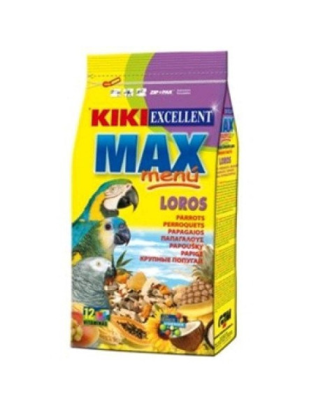 Kiki Excellent Max Menú Loros y Cotorras