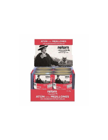 Retorn Atún con mejillones (Pack 3) comida natural para gatos