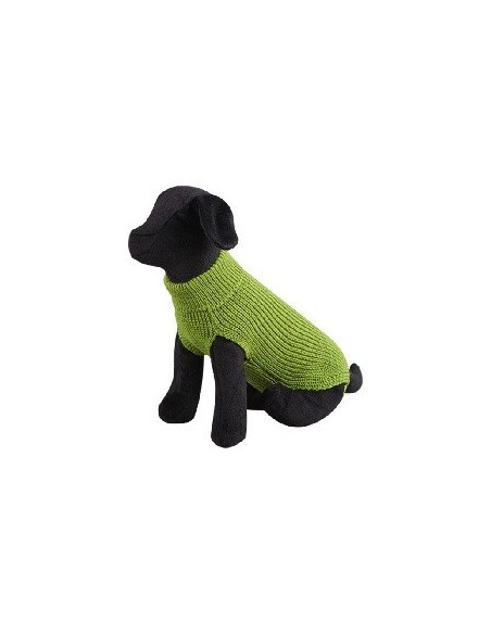 Jersey Lana Verde Basic para perros