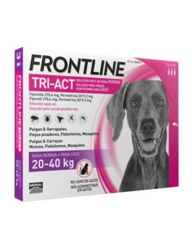 FrontLine Tri-Act Protección Total 20-40 kg