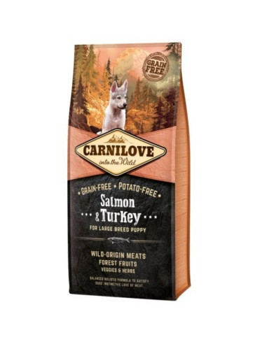 Carnilove cachorro razas grandes Salmón y Pavo