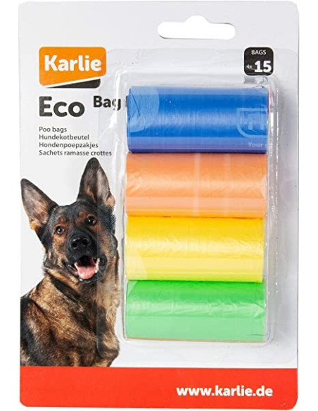 Recambio bolsas recoge excrementos biodegradables colores