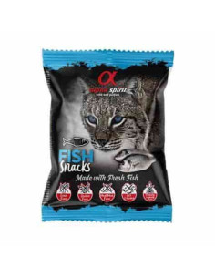 Snacks de pescado para gatos