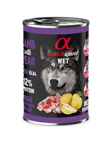 Lata Alpha Spirit  Cordero con pera