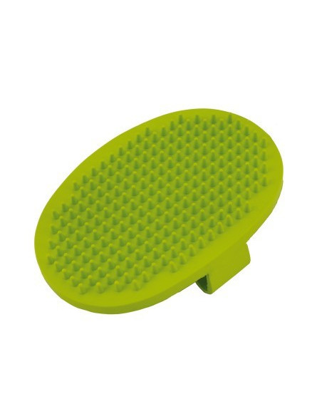 Cepillo manopla oval de caucho quitapelo