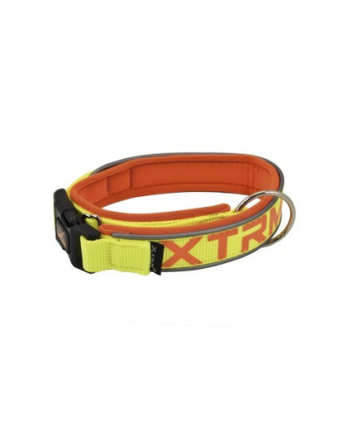 Collar Xtrem Nylon Neon Reflectante Limón
