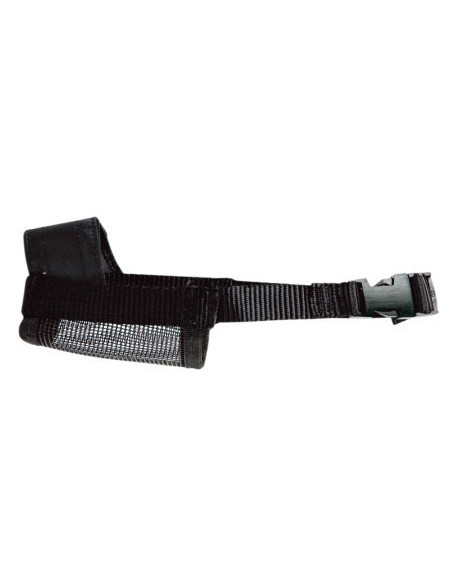 Bozal Nylon Negro para perros