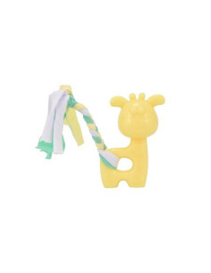 Juguete de goma jirafa con cuerda 