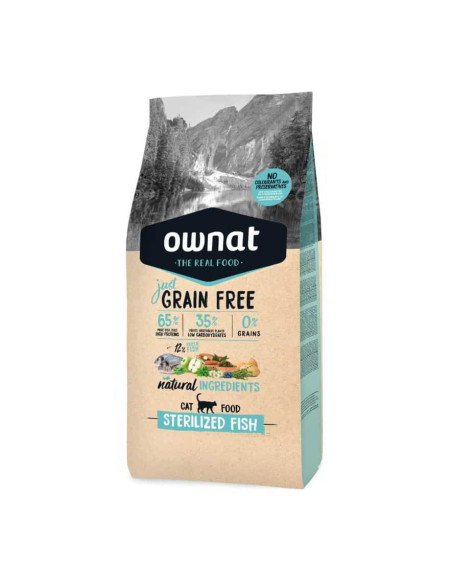 Ownat Just Sterilised Pescado Grain Free gato
