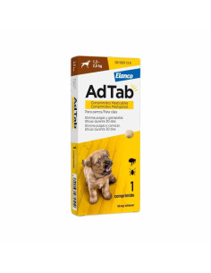 Adtab comprimido masticable antiparasitario 1,3-2,5 kg