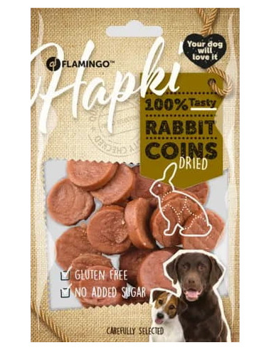 Rodajas de conejo para perros