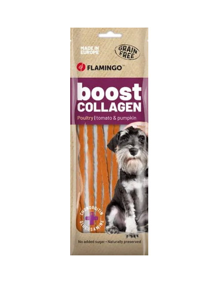 Tiras de pollo con colágeno