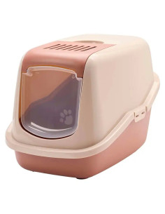 Bandeja WC con puerta para gatos