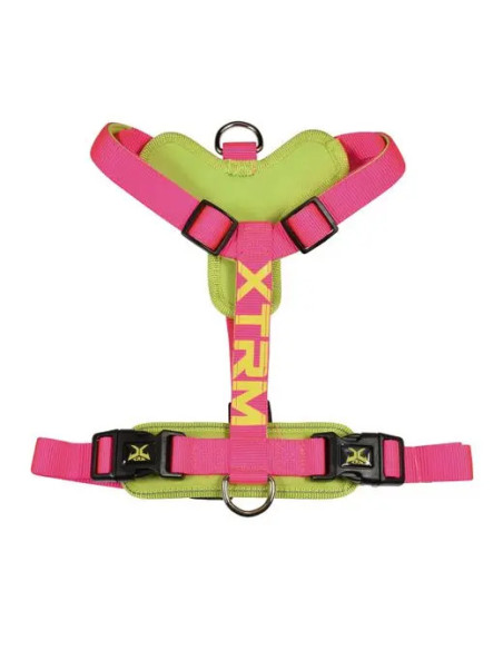 Arnés Xtrm Neon Flash Fucsia
