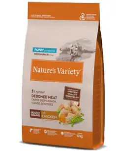 Nature's Variety Heathy Grain Puppy Medium Maxi pollo