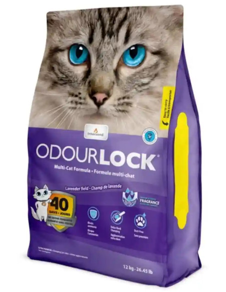 Arena Ultra Aglomerante Odourlock Lavanda