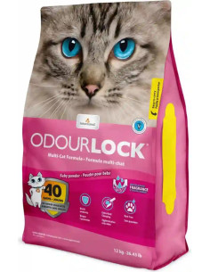 Arena Ultra Aglomerante Odourlock Talco Bebe 2