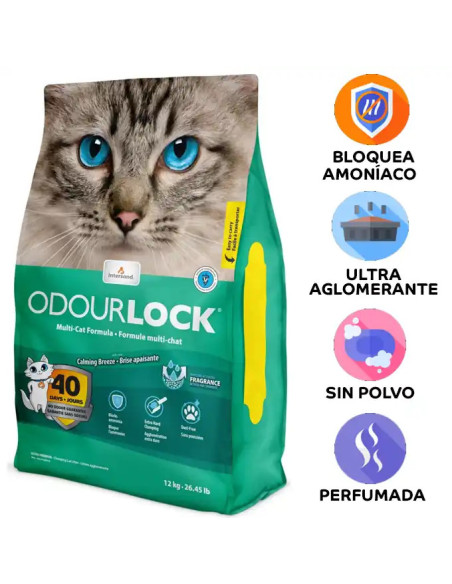 Arena Ultra Aglomerante Odourlock Brisa Calmante