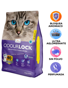 Arena Ultra Aglomerante Odourlock Lavanda