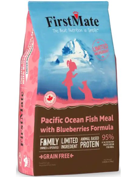 FirstMate Gato Pacific Ocean Fish With Blueberries Formula