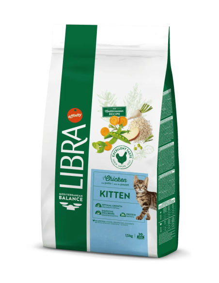 Libra para gatitos pollo y arroz