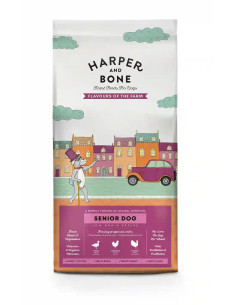 Harper and Bone Senior Dog Pollo Flavours Farm