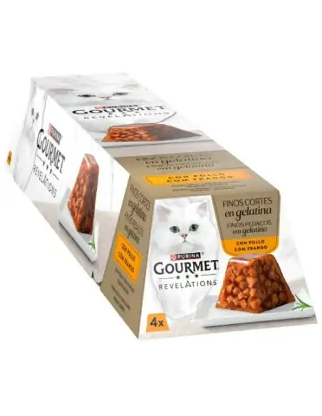 Gourmet Revelation Finos cortes de pollo en gelatina