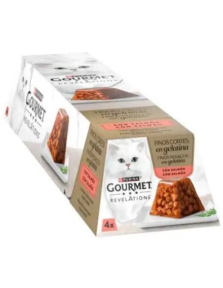 Gourmet Revelation Finos cortes de salmón en gelatina