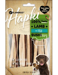 Tiras de Sushi de cordero y pescado Hapki