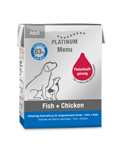Platinum Tetra Menu Fish + Chicken