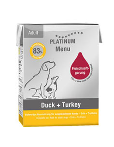 Platinum Tetra Menu Duck + Turkey