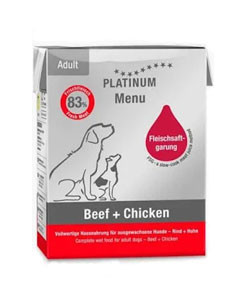 Platinum Tetra Menu Beef + Chicken