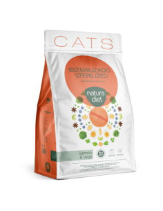 Natura Diet Cat Adult Sterilized Salmon & Vegs