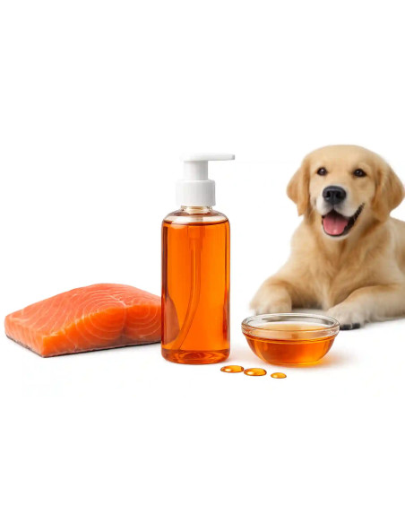 Aceite de Salmón para perros y gatos