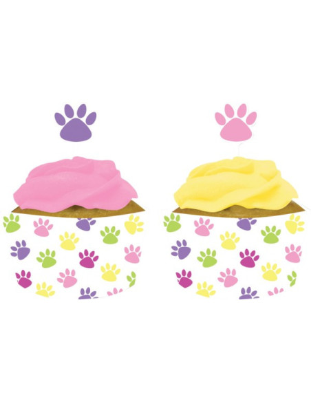 Cubre cupcakes gatos