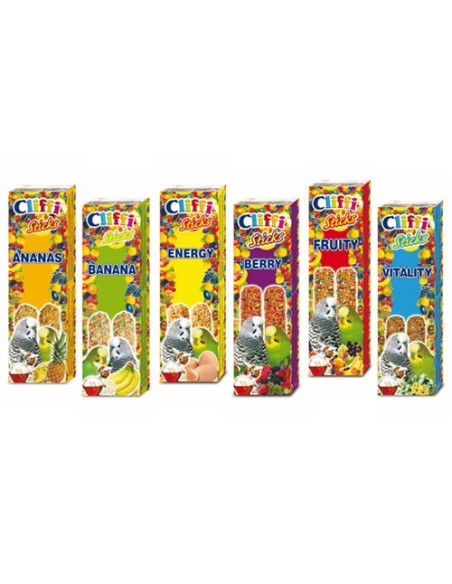 Barritas para periquito sabores surtidos