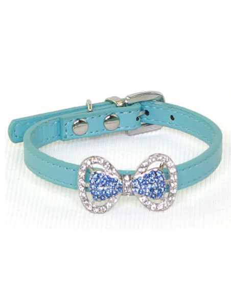 Collar con lazo de brillantes