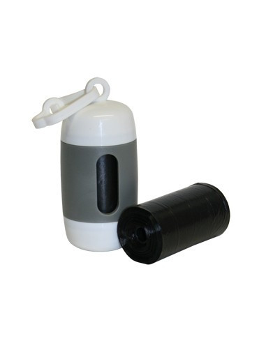 Soporte Barril + Bolsas recoge excrementos ( 2 rollo de 20 bolsas)
