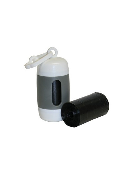 Soporte Barril + Bolsas recoge excrementos ( 2 rollo de 20 bolsas)